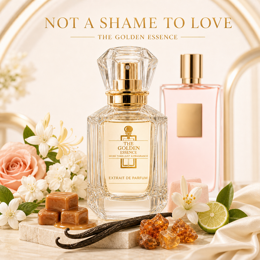 Not a Shame to Love – The Golden Essence mit Orangenblüte, Rose, Jasmin, Karamell und Vanille
