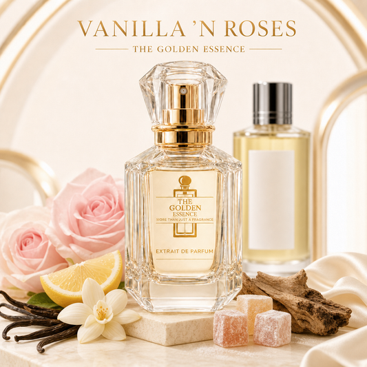 Vanilla 'n Roses – The Golden Essence mit Rose, Zitrone, Vanille, Turkish Delight und weißem Moschus